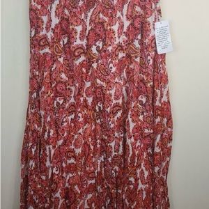 Jessica London Crinkle Maxi Skirt.  Size 12W